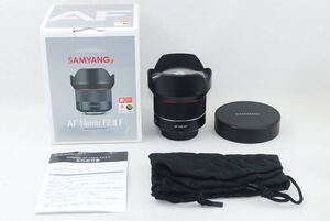 ★極美品★SAMYANG サムヤン AF 14mm F2.8 F Nikon ニコン 元箱付き♪