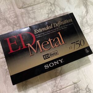 SONY beta ED Metal 750 メタル磁性体 高画質　年代物　希少