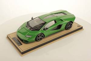 ★世界 １台！赤字！窓浮きなし！瞬間完売！激安！ケース封印シール未開封！MR 1/18 Lamborghini カウンタック LPI 800-4 緑Verad 送料無料