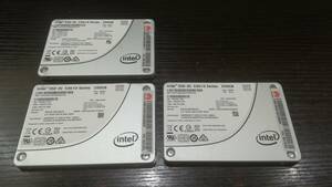 【動作品/3個セット】Intel SSD SSDSC2BX200G4 S3610 Series [200GB SATA]2.5インチ