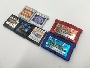 ♪▲【Nintendo ニンテンドー】3DS/DS/GBA ゲームソフト ポケットモンスターシリーズ 7点セット まとめ売り 0708 16