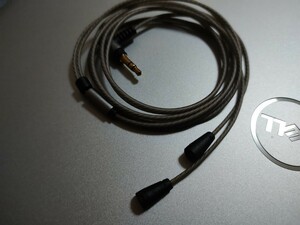 新品 SENNHEISERゼンハイザーIE8 IE8i IE80 IE80Sリケーブル イヤホンケーブル 3.5mm3極 L字プラグ 1.2m