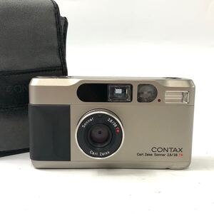 ★E10294/CONTAX コンタックス/コンパクト フィルムカメラ/AF/T2/Sonnar 2.8/38 T/シャッターOK す