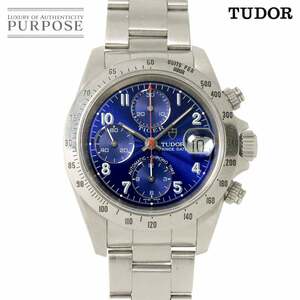 チューダー チュードル TUDOR クロノタイム プリンスデイト 79280 メンズ 腕時計 ブルー 自動巻き Chrono time 90237030