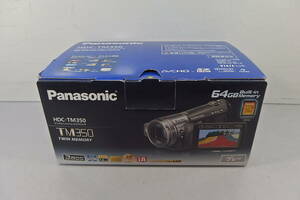 ◆未使用 Panasonic(パナソニック) 高画質3MOS 大容量64GB+SD搭載 フルHDムービー HDC-TM350 グレー LEICA-D ハイスペックビデオカメラ