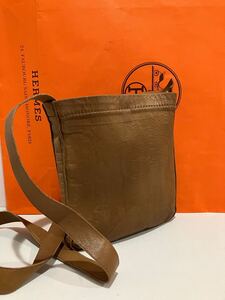 HERMES 極上美品 斜め掛け レザー ショルダー バッグ エルメス トゥドゥ バック