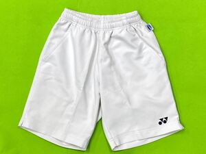 34★即決★ヨネックス★ハーフパンツ★140サイズ★白★ベリークール★中古★YONEX★バドミントン★テニス★