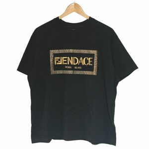 【中古】 Fendi フェンディ VERSACE ヴェルサーチェ フェンダーチェ 半袖 Tシャツ M グレカ ズッカ 23032645 RS