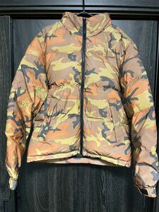 Supreme Reflective Camo Down Jacket Orange Camo