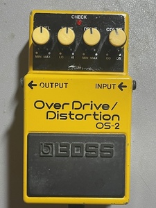 【中古・改造品・箱なし】BOSS ボス Over Drive / Distortion OS-2 モディファイ