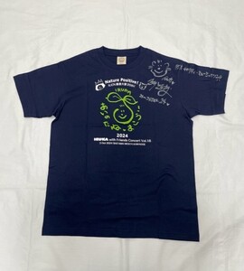 [チャリティ]イルカさん　直筆サイン入り 2024年オーガニックコットンコンサートTシャツ