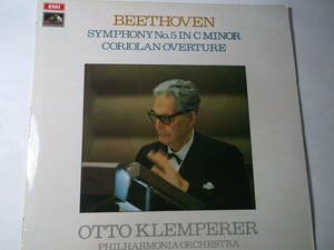英EMI/ベートーヴェン：交響曲第5番/クレンペラー/フィルハーモニアO/アナログ輸入盤