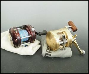 ベイトリール2点 リール Abu garcia 5500-C3/CALCUTTA 小船401 SHIMANO シマノ アブガルシア 釣り道具 287a