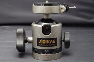 珍しい雲台 ● ARUKAS erde 3065 professional ball head MINOLTA アルカス エルデ コニカ ミノルタ プロ ボールヘッド 三脚 #898