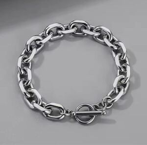 シルバー ブレスレット　メンズ　チェーンブレスレット　 bracelet silver オシャレ　20cm