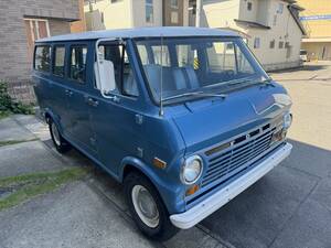 1969 ECONOLINE エコノライン ショートワゴン V8 AT ワンオーナー！全長4.2m全高2.1m全幅1.9m