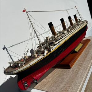 432 RMS TITANIC 1912 タイタニック ウッディジョー 1/350 木製 模型 船 客船 