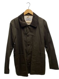 YAECA◆Oiled Coveralls/カバーオール/S/コットン/KHK/無地/42553//