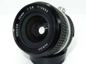 ★美品★ NIKON ニコン Ai-S NIKKOR 24mm F2.8 #N512