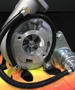 1JZ-GTE ハイフロータービン JZX100 110 超軽量ビレットホイール アルミ削り出し ダブル構造 5+5枚羽 ターボ JZS171