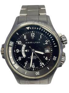 【送料無料!!】Hamilton ハミルトン KHAKI Navyカーキ ネイビー GMT H776151 自動巻き 機械式 AUTOMATIC オートマティック 時計 Watch