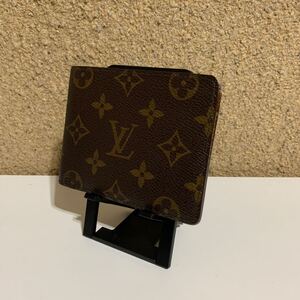 LOUIS VUITTON ルイヴィトン モノグラム 二つ折り財布 ブラウン系 ポルトフォイユ　ミュルティプル