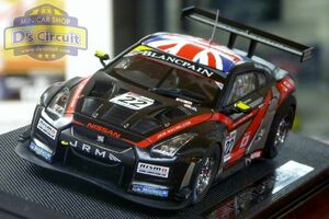 即決 EBBRO 44712 1/43 日産 GT-R GT1 2011 JRM レーシング#22 ピーター・ダンブレック