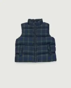 ダウンベスト　TARTAN DOWN VEST