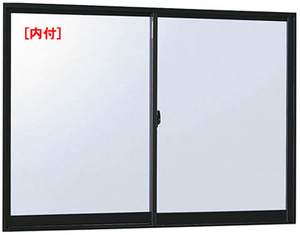 アルミサッシ YKK フレミング 内付 引違い窓 W1235×H970 （11909）複層