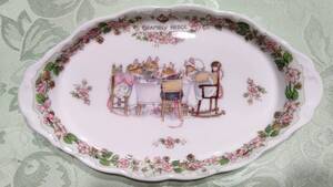 809-1 Royal Doulton ロイヤルドルトン BRAMBLY HEDGE ブランブリーヘッジ オーバルプレート（25×15㎝） TEA SERVICE ティーサービス