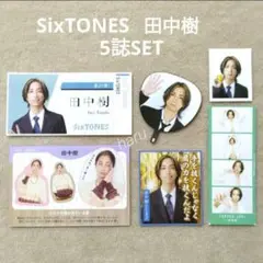 TVガイド ザテレビジョン TVfan SixTONES 田中樹 切り抜き ②