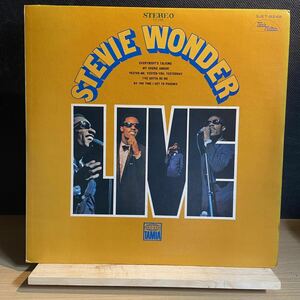 LP★国内盤 スティービー・ワンダー/ ライブ STEVIE WONDER LIVE ソウル SJET 8249 tAMLA