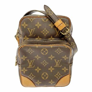 【ジャンク】 LOUIS VUITTON ルイ・ヴィトン M45236 モノグラム PVC アマゾン ショルダーバッグ ブラウン 249834 ショルダーバッグ