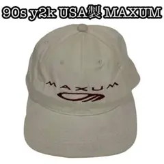 90s y2k USA製 MAXUM 海外企業 White ストリート エンジ