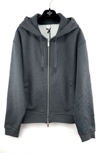 Berluti ベルルッティ Scritto Hoodie Dark Grey Melange スクリット 刺繍 パーカー ダークグレー サイズS