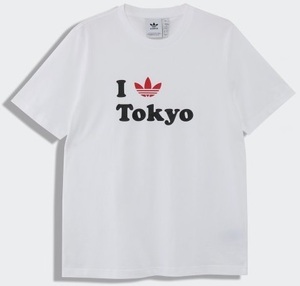 5XL/新品★Adidas/アディダス★地域限定生産★東京MFT 1 Tシャツ【MFT TEE I TREFOIL●定価:5090円】●品番:GU0921●ホワイト/白●100%綿●