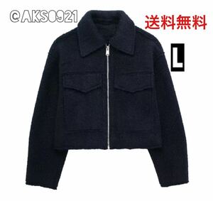 ★新品未使用★送料無料★10月新作★navy vintage ヴィンテージ レトロ ジャンパー ブルゾン ジャケット アウター レディース XSサイズ 