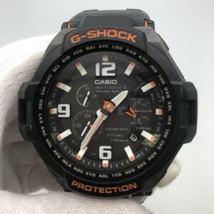 9895M☆ 【カシオ】CASIO G-SHOCK GW-4000-1AJF グラビティマスター タフソーラー 電波受信 電波ソーラー ブラック 稼働品