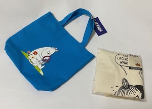 ムーミン MOOMIN ムーミン トートバッグ S + リトルミィ コットンバッグ 展示未使用品