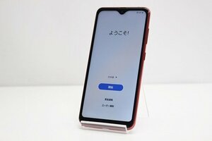 1円スタート docomo Samsung Galaxy A21 SC-42A SIMロック解除済み SIMフリー Android スマートフォン 赤ロム保証 64GB レッド