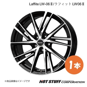 Laffite LW-06II アコード CL7/CL8/CL9 ホイール 1本【17×7.0J 5-114.3 INSET48 ブラックポリッシュ】HOT STUFF