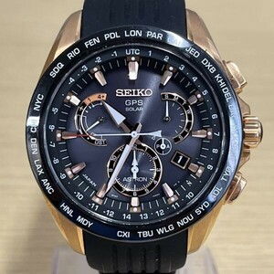 B037-I49-764 ◎ SEIKO セイコー ASTRON アストロン GPS 腕時計 メンズ ソーラー デイト 8X53-0AC0-2 黒文字盤