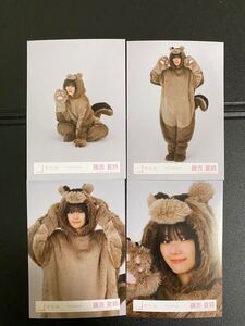 櫻坂46 生写真　コンプ　クリスマスサンタ　3rd YEAR ANNIVERSARY 4th ARENA TOUR オープニング衣装　どうぶつ着ぐるみ　動物　藤吉夏鈴