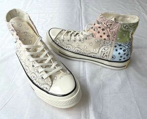 オフスプリング x コンバース Offspring x Converse Chuck 70 Hi Paisley CT70 ペイズリーパッチワーク サイズ27.5 [o-0144]