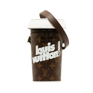 ルイ ヴィトン モノグラム エブリデイLV ショルダーバッグ コーヒーカップ M80812 ブラウン ホワイト PVC レザー LOUIS VUITTON 【中古】