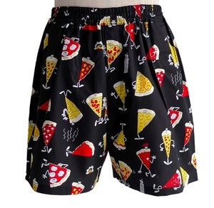 ☆未使用【eye JUNYA WATANABE MAN × LOUSY LIVIN GRAPHICS SHORTS】 アイ ジュンヤワタナベマン 綿ブロードプリント LOUSY LIVIN