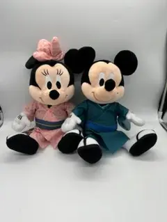 着物 ミッキー ミニー DisneyFAN コラボレーション BIG ぬいぐるみ