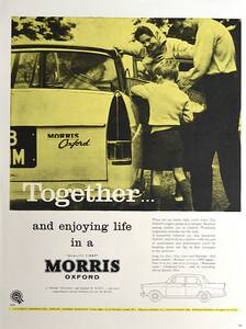 稀少！1960年モーリス オックスフォード広告/Morris Oxford/英国車/旧車/Z