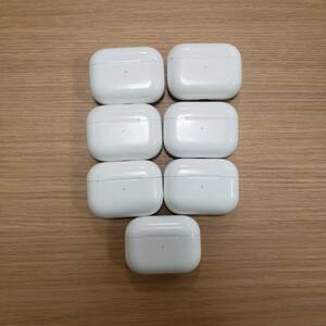 【SPM-5258】1円スタート！Apple Air Pods Pro 第1世代 ケース A2190 ケースのみ 7個セット イヤホン無し 通電確認済み