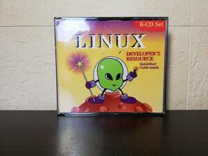 【黎明期のLinux・ほぼ未使用】InfoMagic　LINUX インストールCD6枚セット　Redhat4.2/Debin 1.3.1/Slackware 3.3/他 1997年